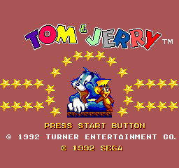 Tom and Jerry Title Screen